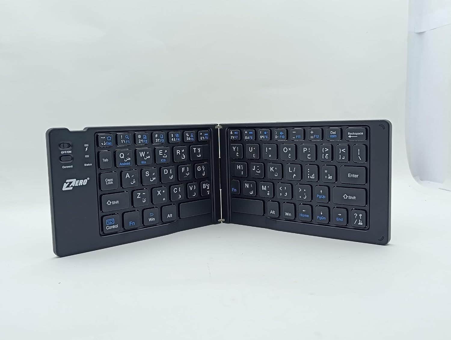 Foldable Arabic English Bluetooth Keyboard - Rechargeable
