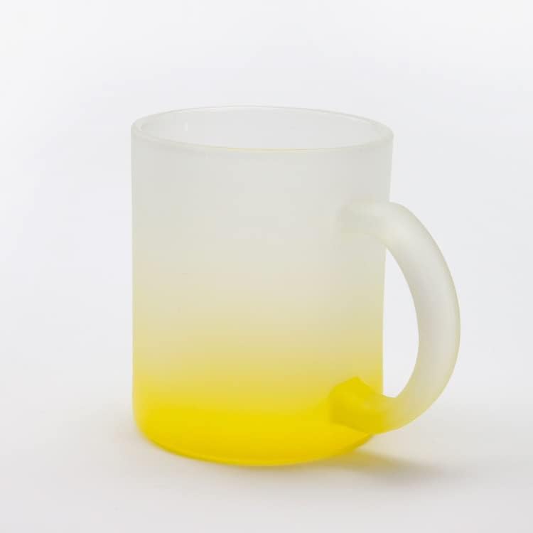 Ceramic Comic Mug, 350ml, Yellow - Dishwasher Safe