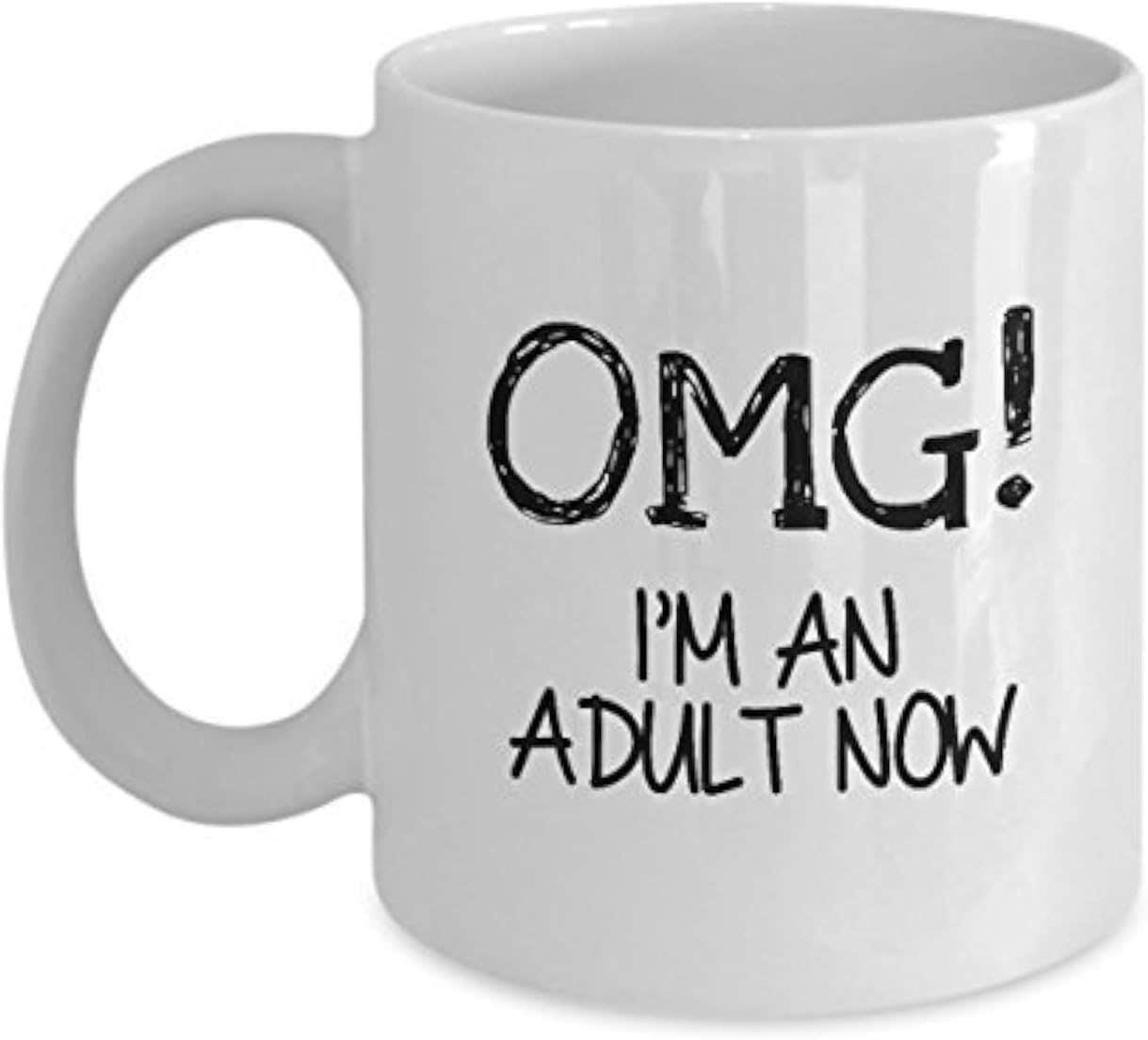 Funny Quote Ceramic Coffee Mug - 312g Capacity - Microwave Safe - Great Gift Idea