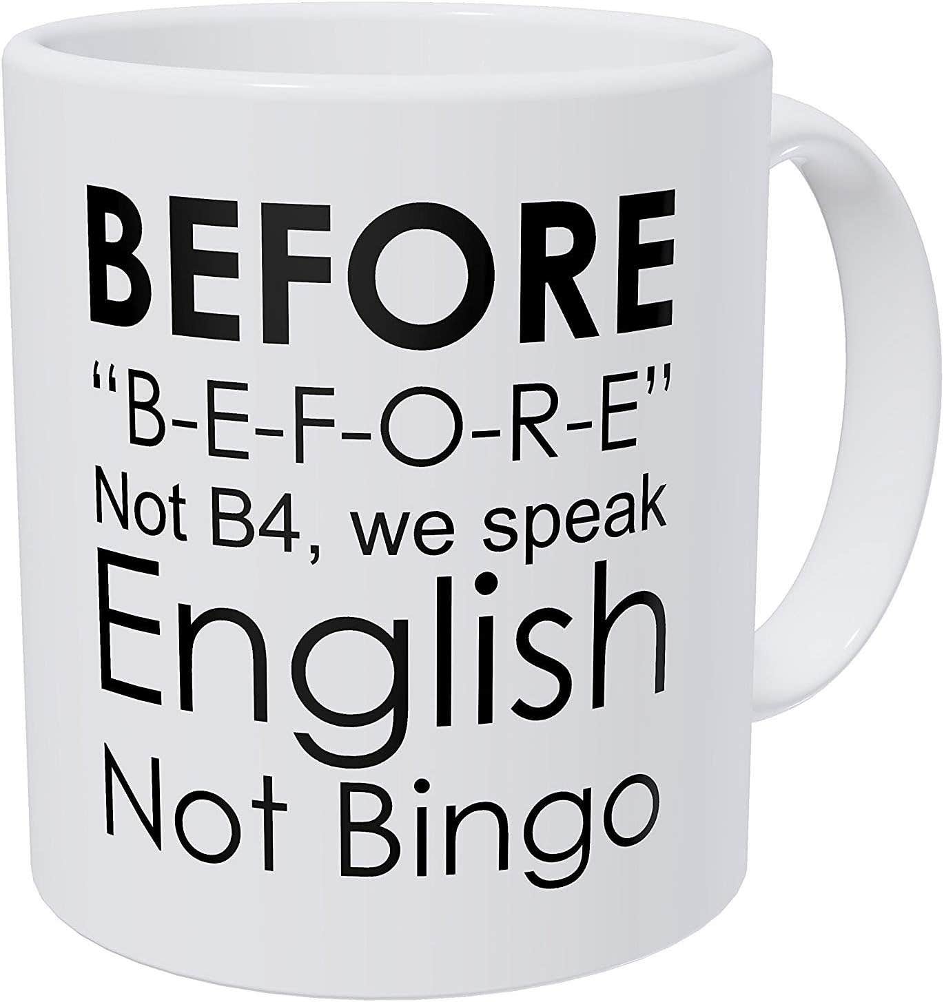English Grammar Teacher Funny Coffee Mug 11oz - Inspirational Gift