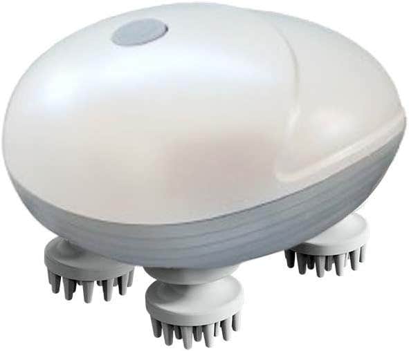 Doraimi Handheld Head Massager – Electric Scalp Massager For Self-Care Or Headaches ， Handheld Head Scratcher For Stress Relief, Deep Cleaning, Full Body Massage, Gifts。