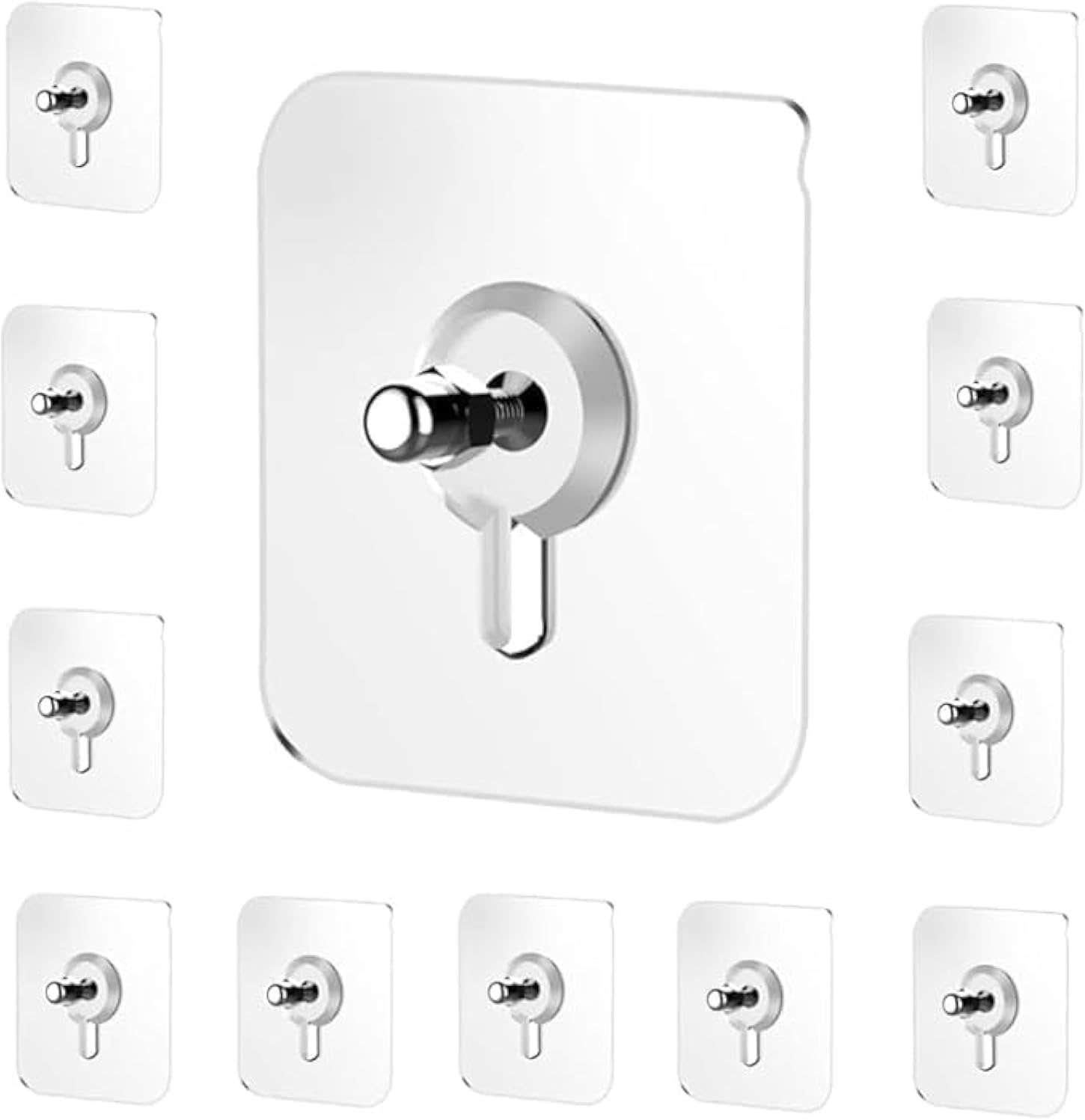 Double Face Screw Replacement (10 Pack) for Easy Wall Hanging Collectibles