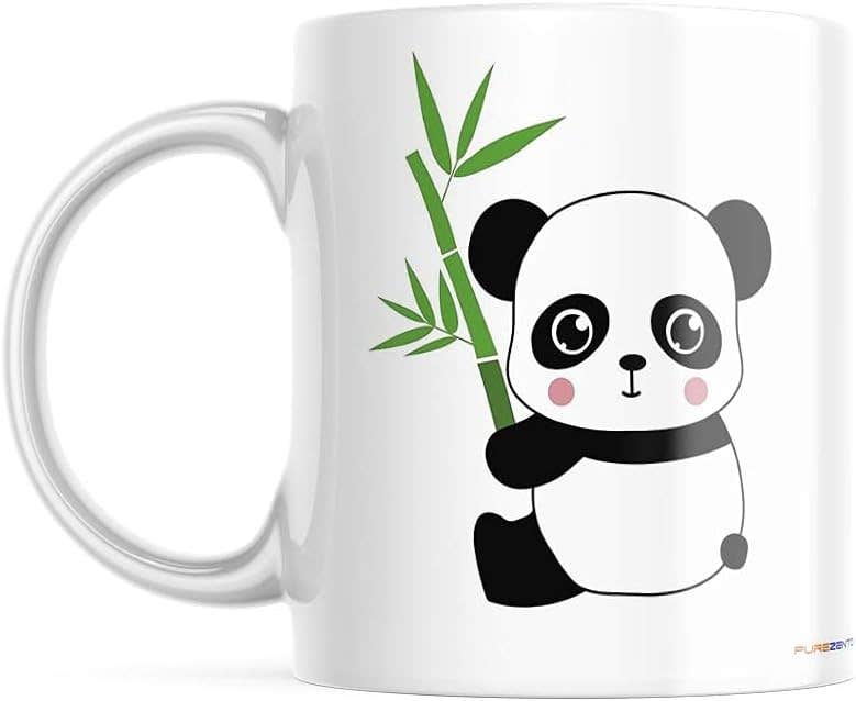 PUREZENTO Brother-Sister Love Ceramic Coffee Mug - Modern Birthday Gift