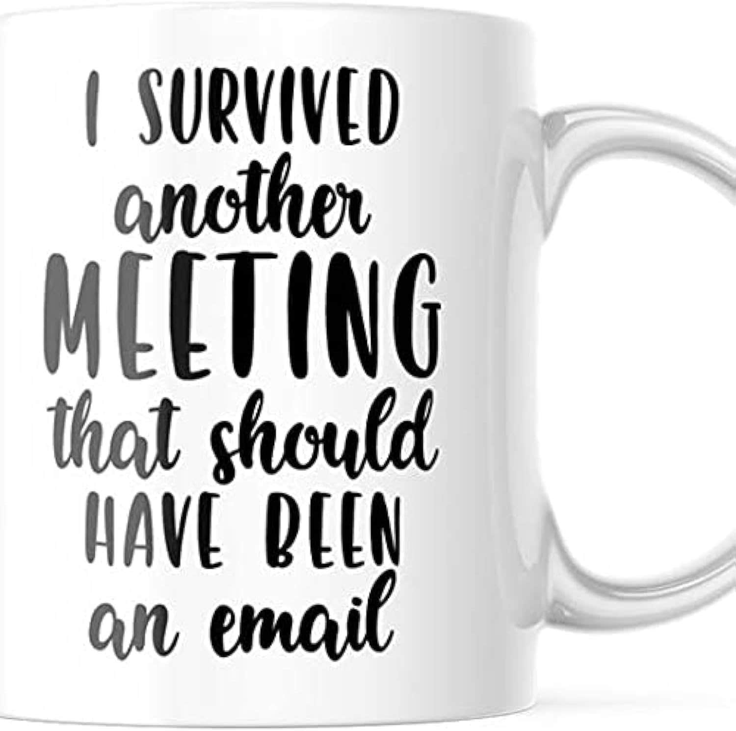 Funny Ceramic Coffee Mug | White | Microwave Safe | 11 oz Capacity
