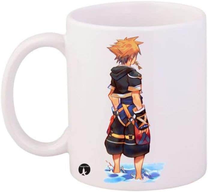 RYN Blue Ceramic Printed Video Game Hearts Mug - 11oz