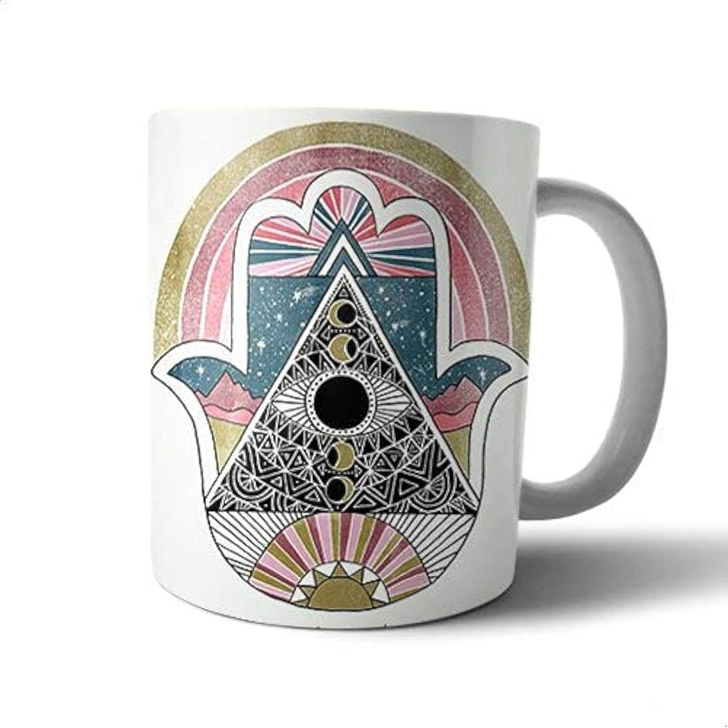 Fast-Print Ceramic Coffee Mug - Multi Color, Dishwasher & Microwave Safe
