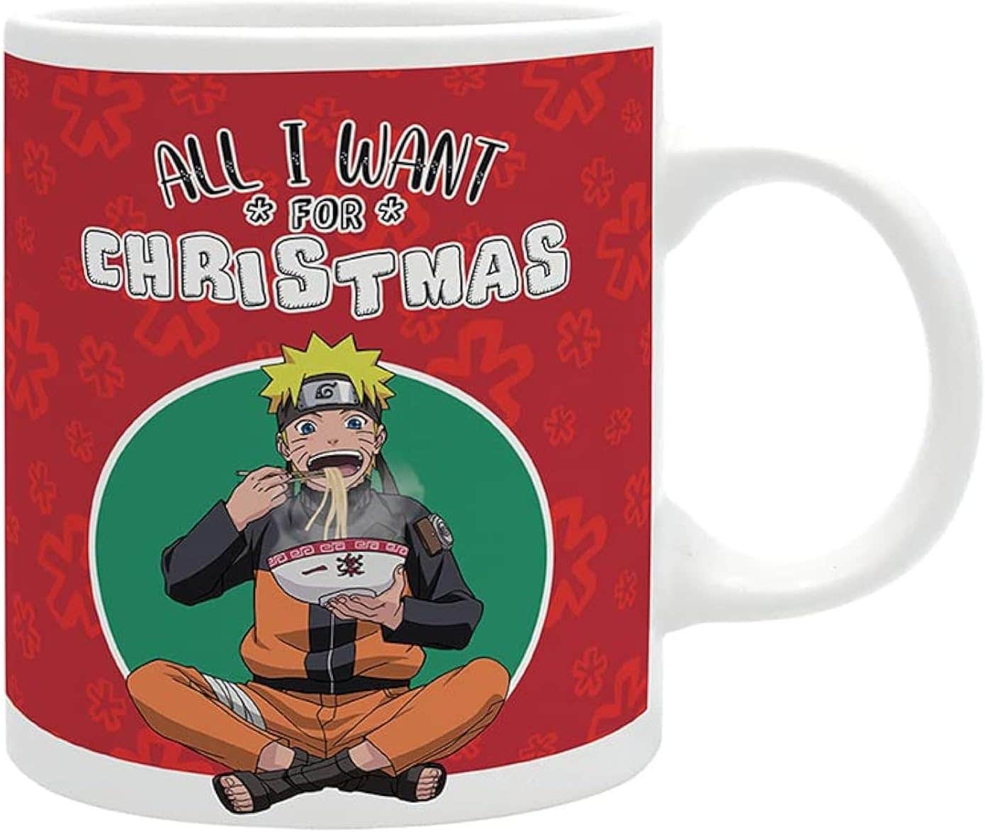 Naruto Shippuden Christmas Mug - Rouge Ceramic, Microwave Safe