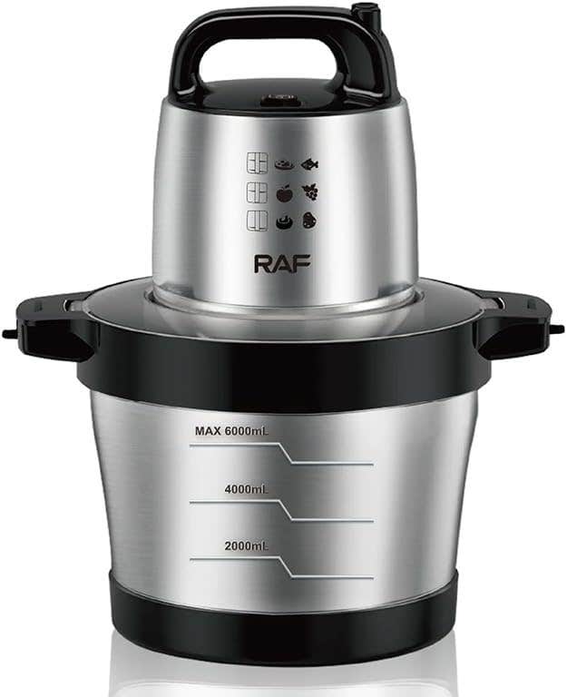 RAF chopper 1600 watts, stainless steel, 6 litres - R.7008