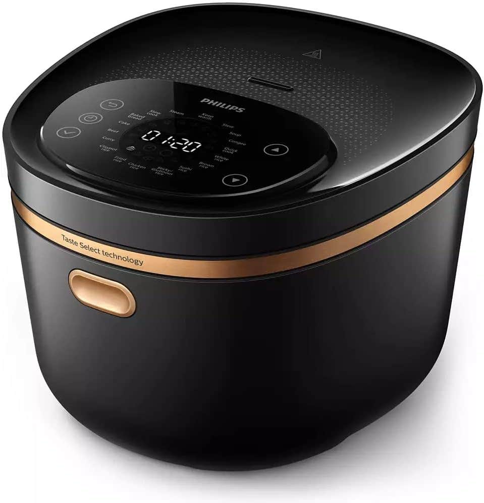 Philips img Digital Rice Cooker 5000 Series 1.5L - HD4539/62, Black