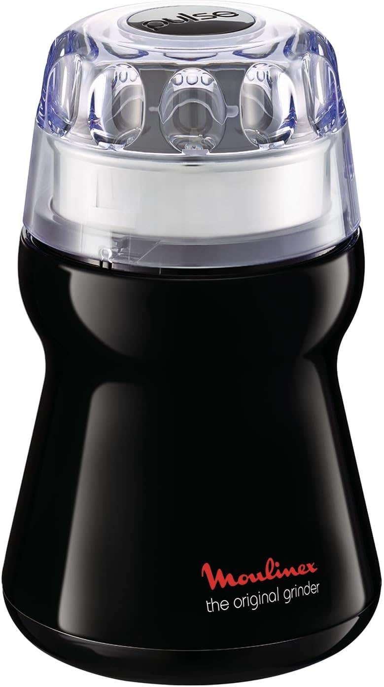 Moulinex AR110830 Universal Coffee Spice Nut Grinder Black for All Types of Cereals 180W
