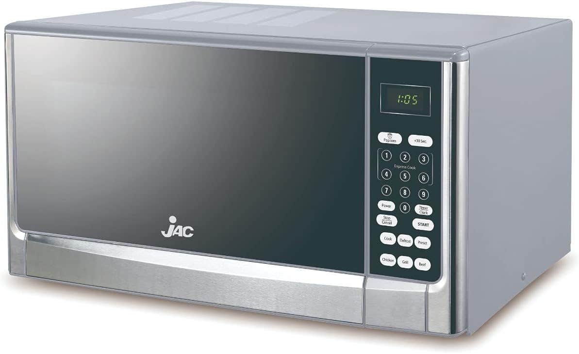 Jac NGM-43M3-S Digital Microwave with Grill, 1500 Watt, 43 Liter - Silver