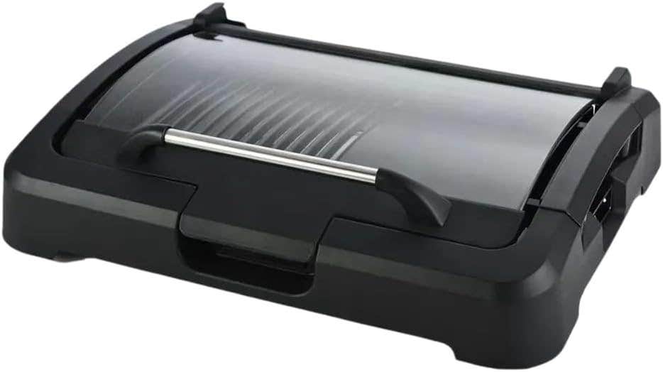 BLACK+DECKER Electric Grill 2300W, Non-Stick Glass Surface - Indoor & Outdoor