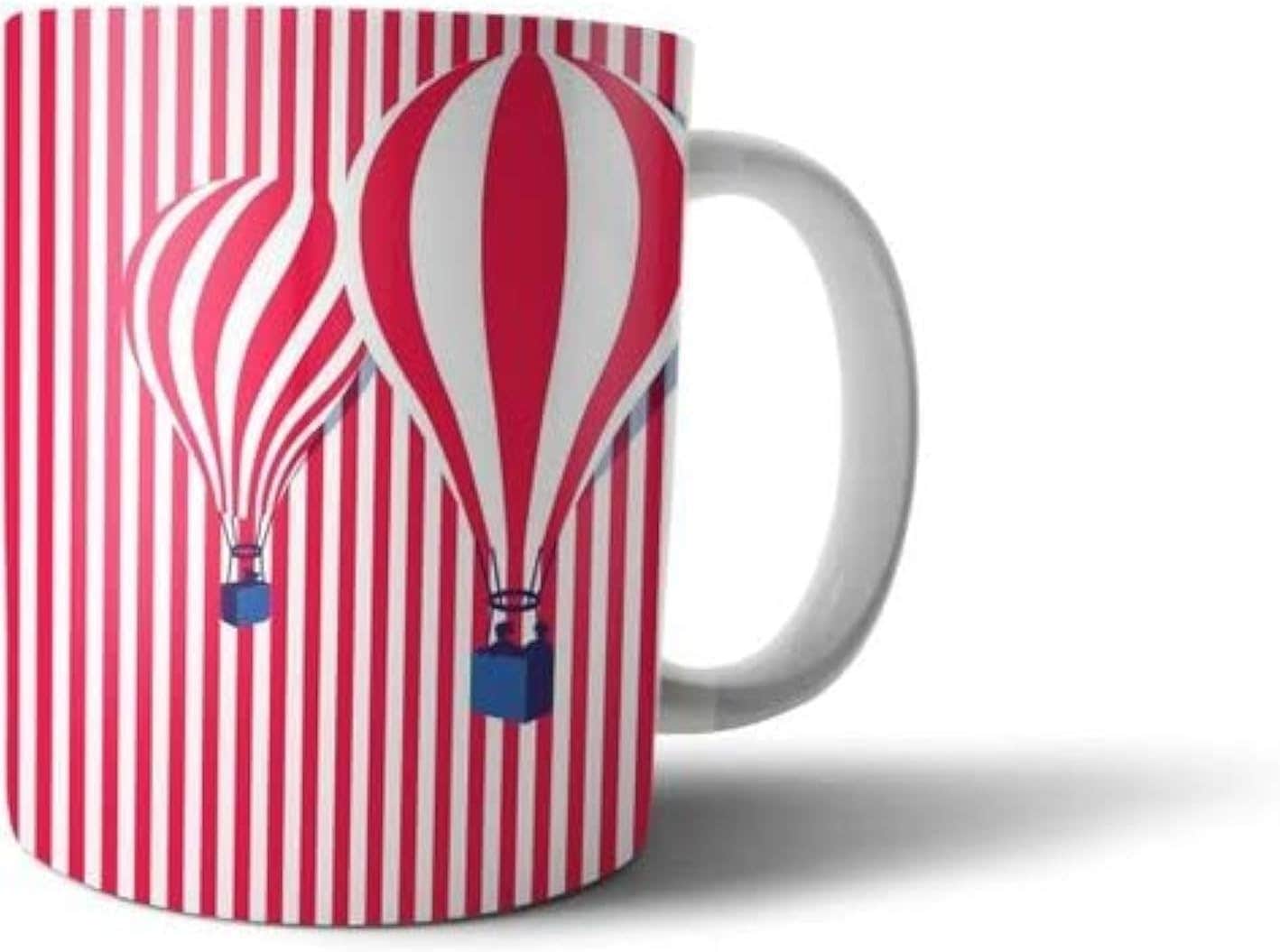 Ceramic Mug - Classic White Coffee Cup - 11oz Capacity