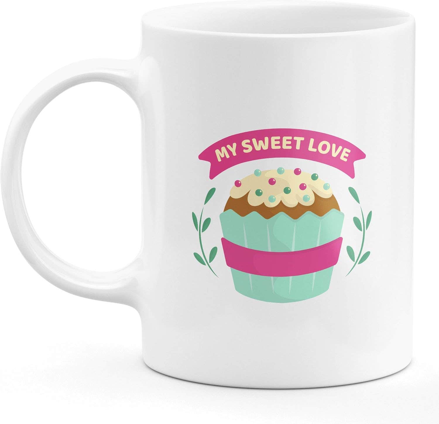 Ceramic Coffee Mug - Valentine's Day Love Quote - 325ml, Dishwasher & Microwave Safe