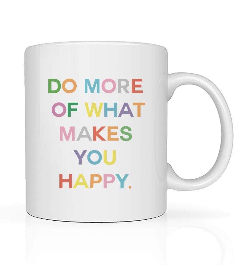 Rapoza Collective Ceramic Coffee Mug - 11oz, Lightweight, White, 330ml Capacity