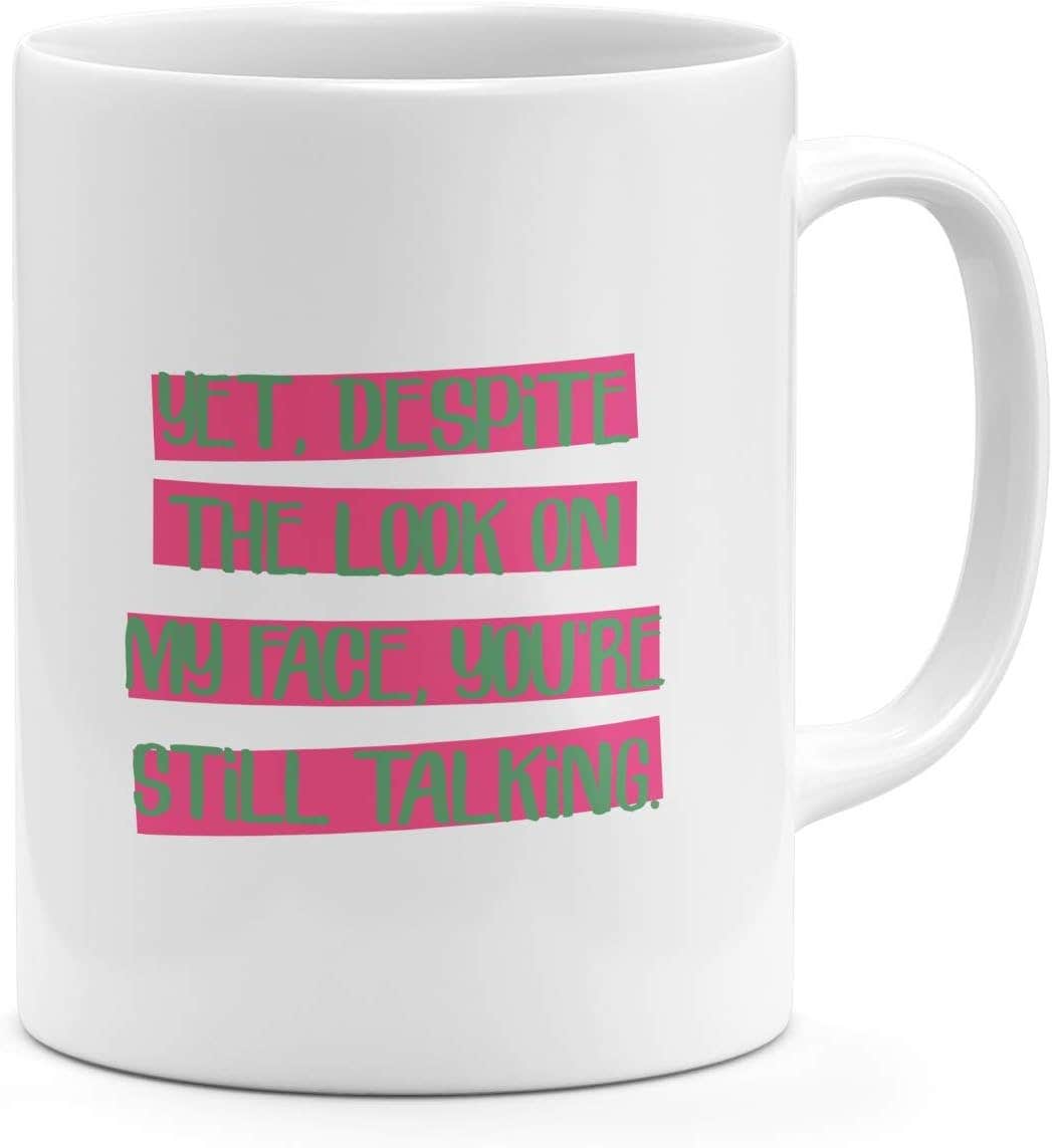 Loud Universe Sarcastic Annoyed Ceramic Mug - White - Lightweight