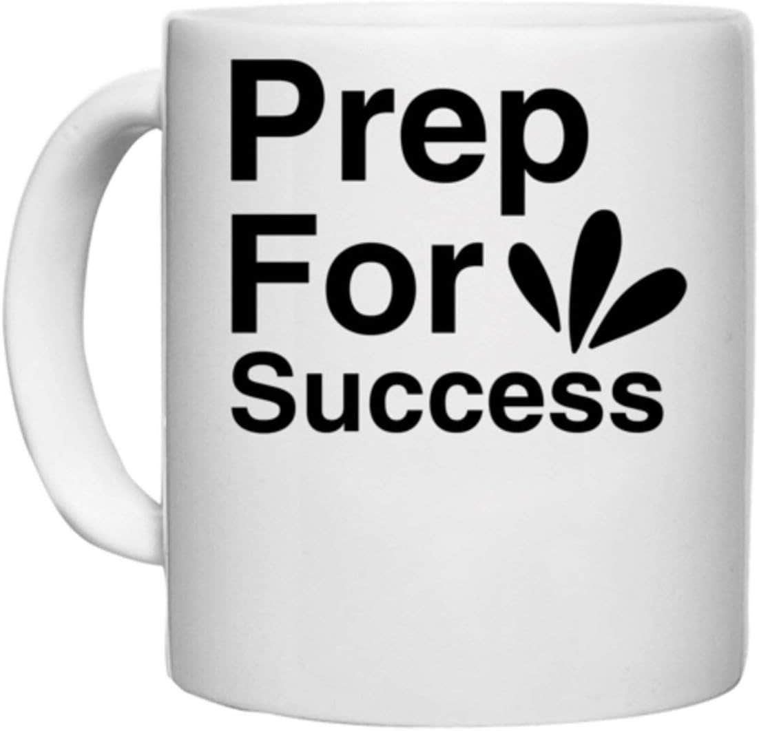 UDNAG White Ceramic Coffee Mug 330ml - Microwave Safe, Gift for Him, Her