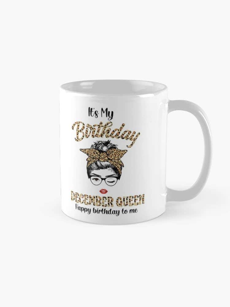 Birthday Queen Leopard Coffee Mug - Ceramic, 300g Capacity, Dishwasher Safe