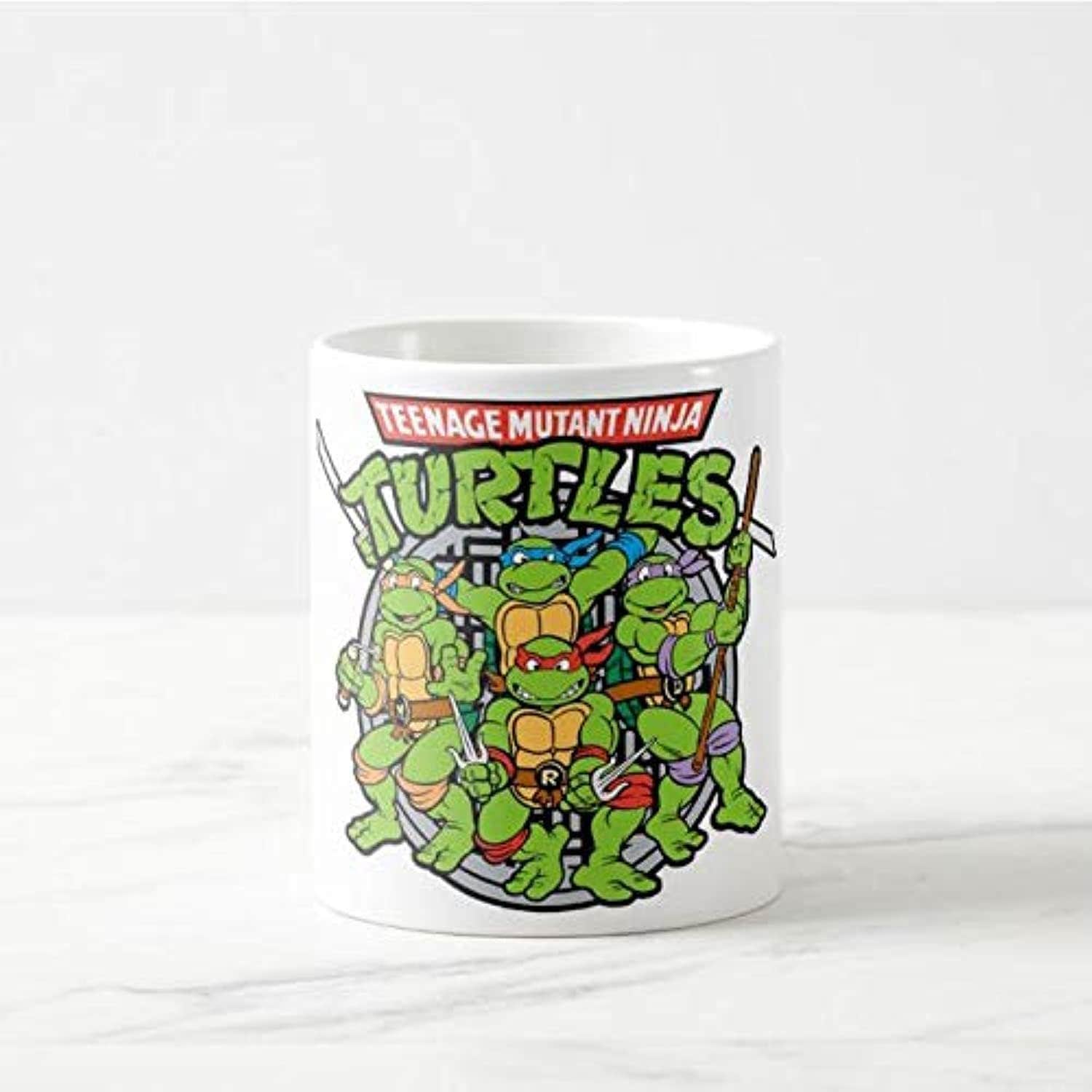 Green Ninja Turtles Porcelain Teacups - Lightweight, 482g
