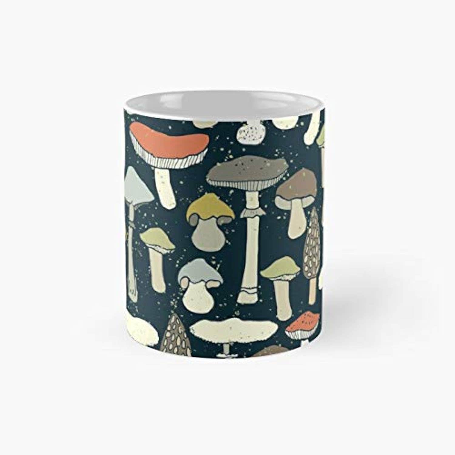 Woodland Hunter Forest Mushroom Morel Lover Classic Mug - 11 oz