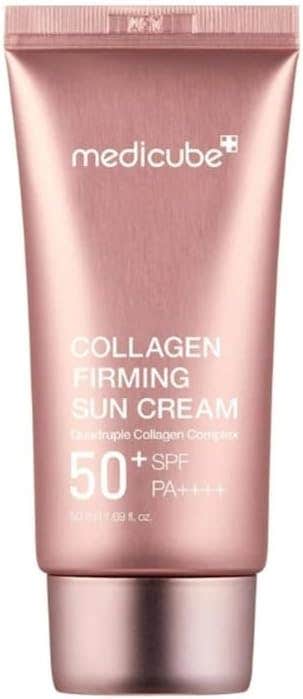 Medicube Collagen Firming Sun Cream 50+ SPF PA++++, Anti-Aging Moisturizer