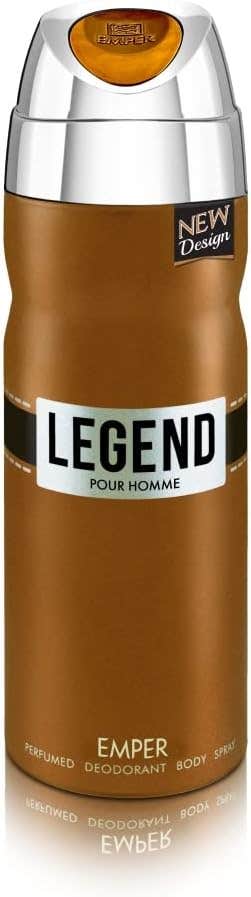 Emper Legend Men's Deodorant Spray 200ml - Lavender Scent - All Day Protection