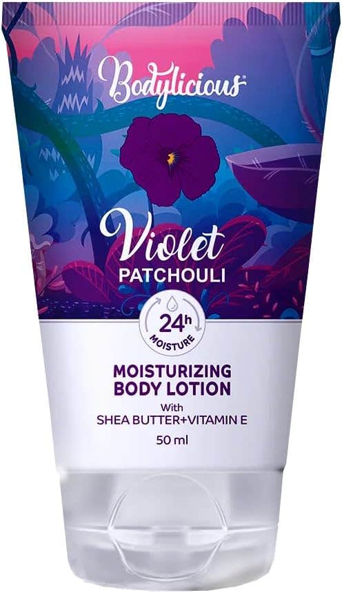 Bodylicious Violet Patchouli Body Lotion - Long-Lasting Hydration - 50ML