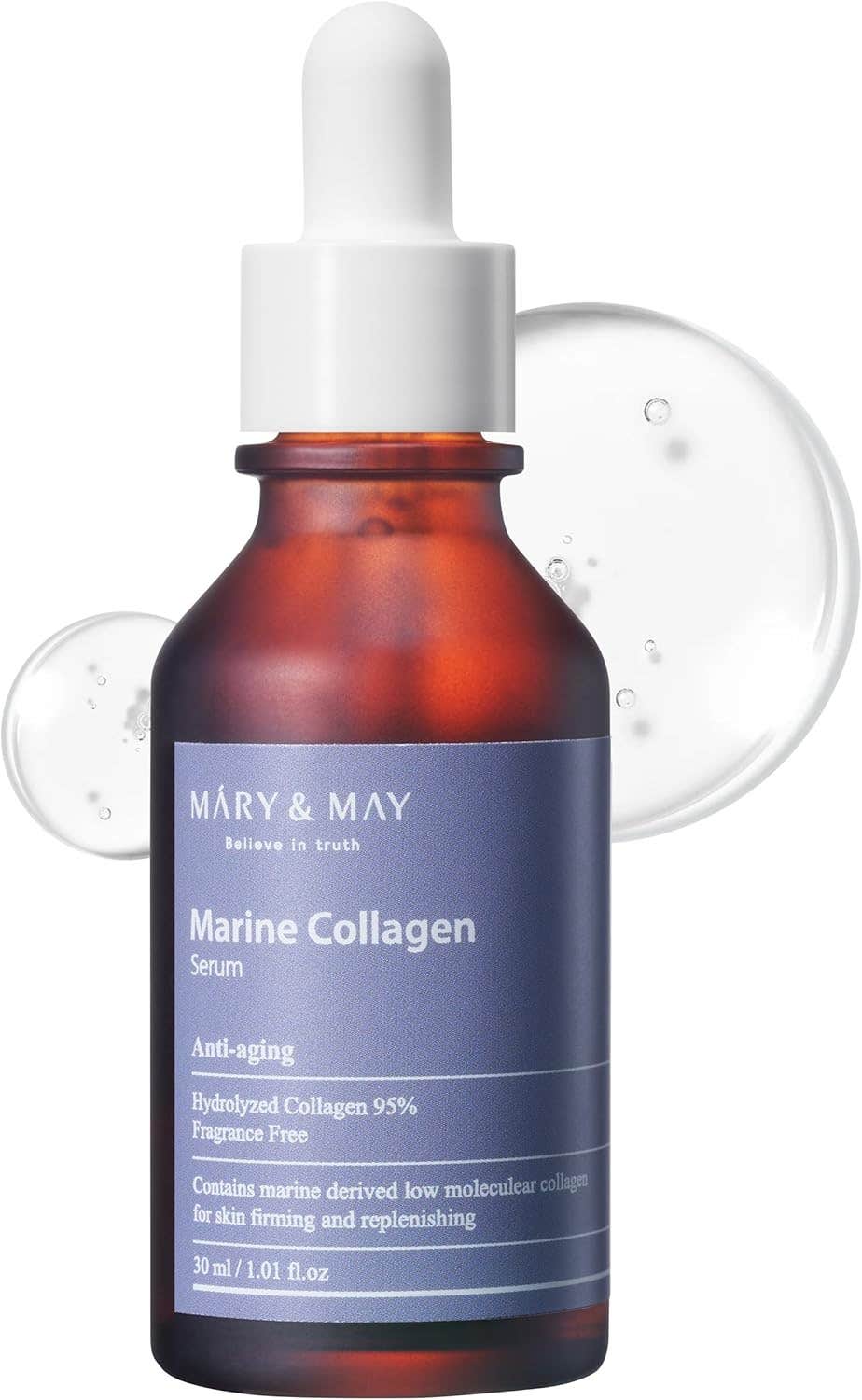 Mary & May Marine Collagen Serum 30ml - Anti-Aging Hydration Booster