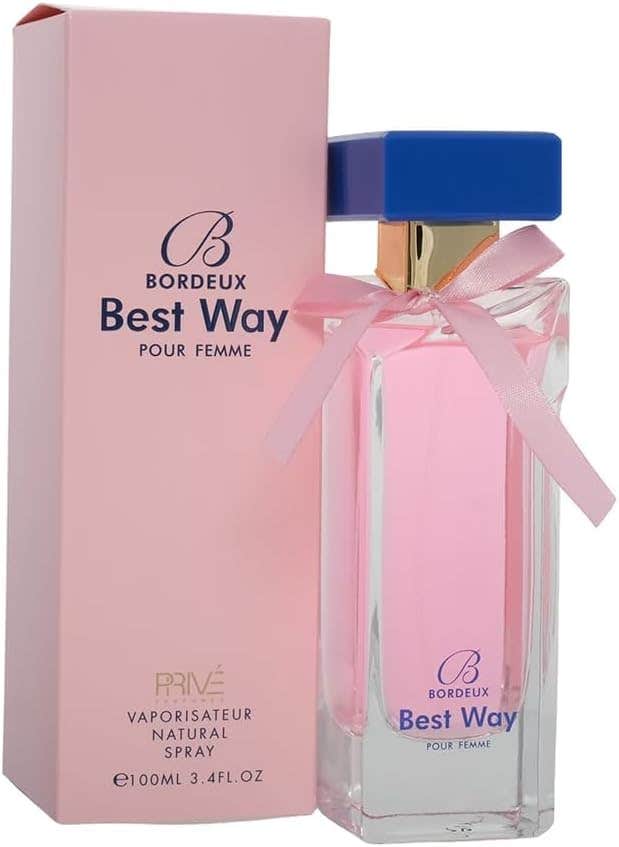 Prive Bordeux Best Way EDP Perfume for Women 100ml - Orange Blossom & Vanilla