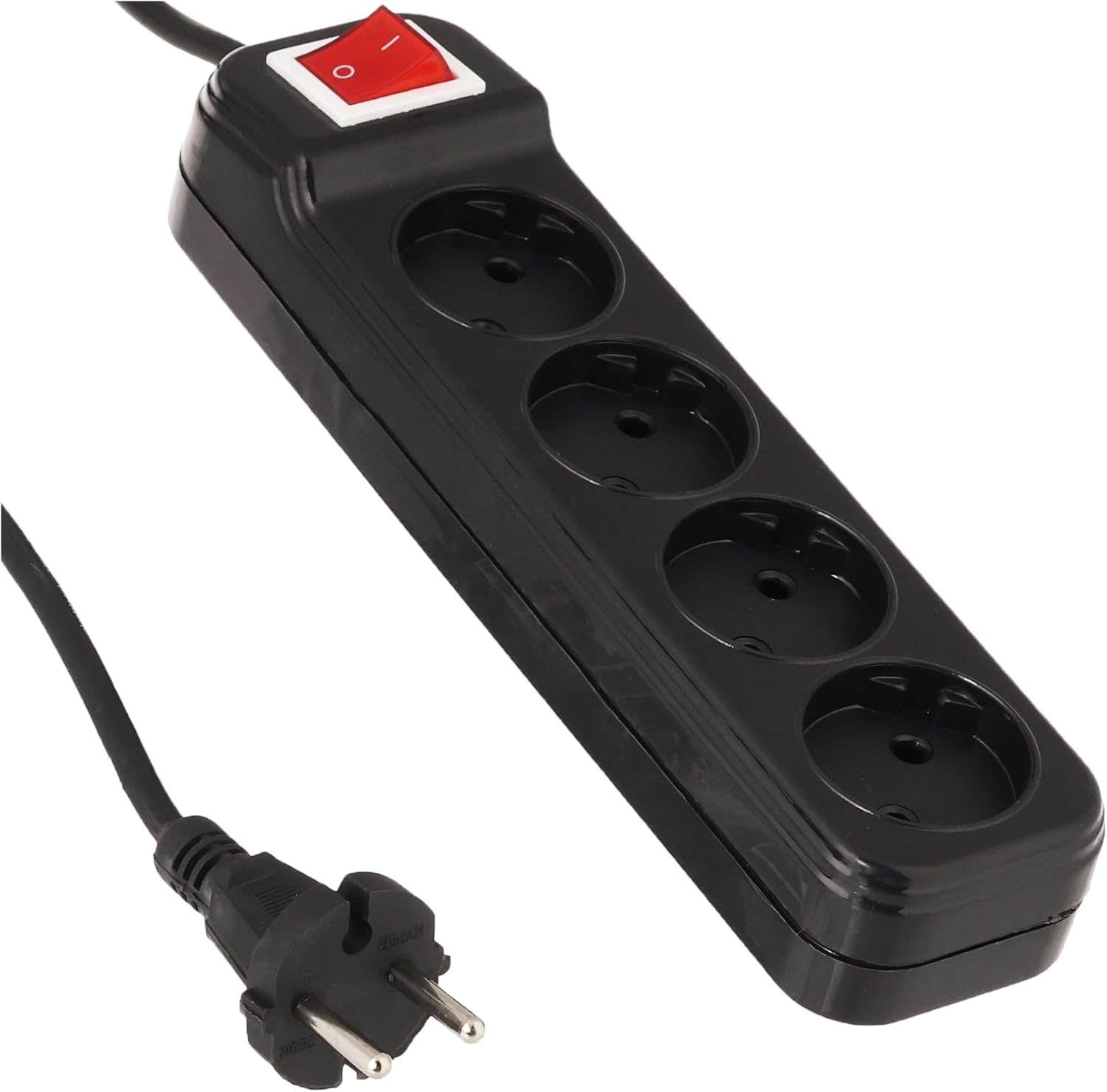 Zero power strip 4 dual output 10a 5meter - black