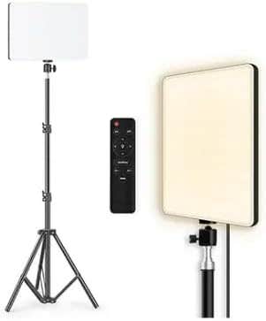 PLOKAMA LIVE P11 Professional LED Light with Remote Control 240 LED Beads with 3 Different Light Colors (White - Yellow - Mix) for Content Making and Live Streaming and Professional Photography