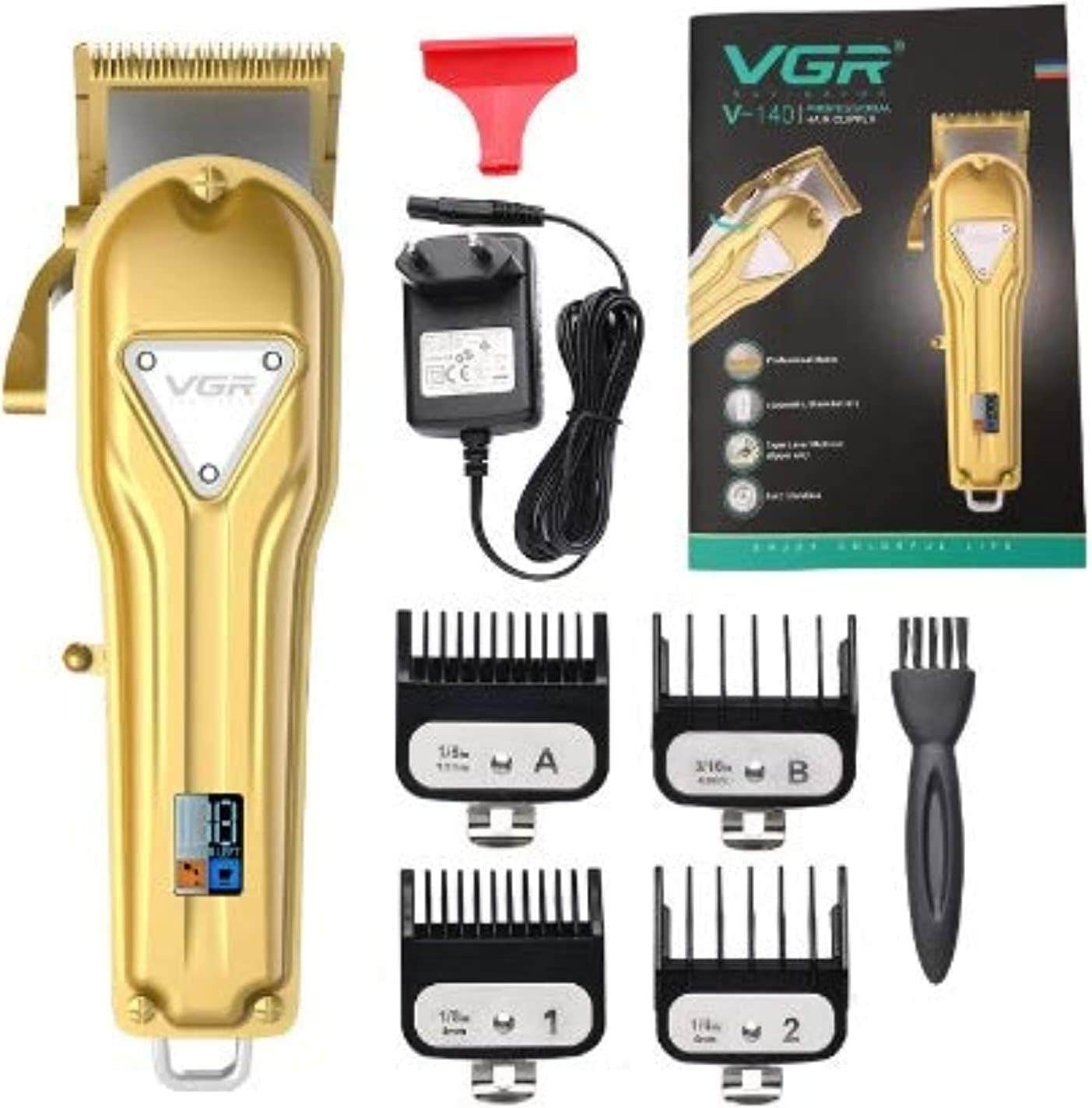 VGR V-140 Cord/Cordless Rechargeable 2500mAh Lithium Battery Professional Hair Clipper