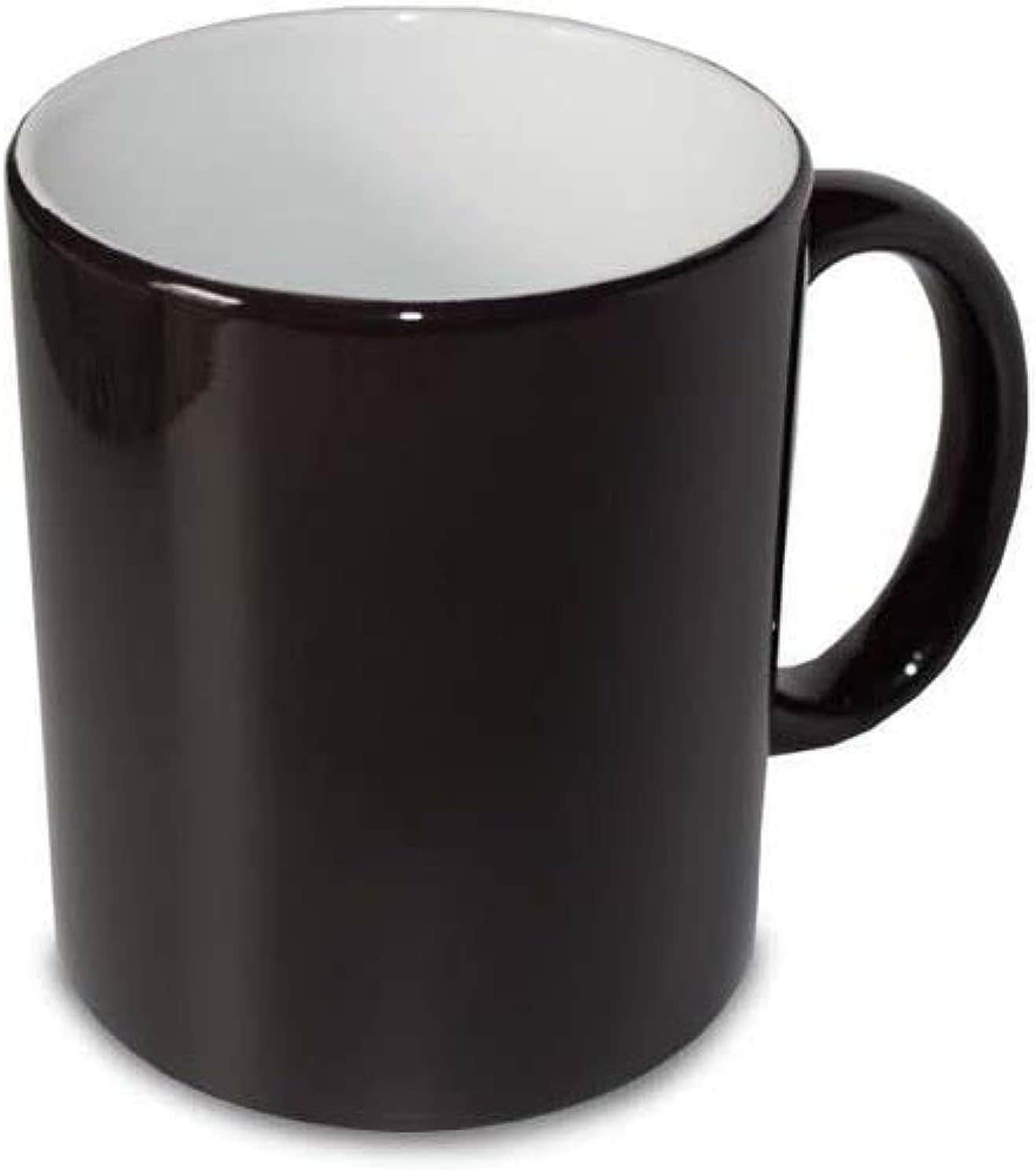 Generic Fast Print 12 Sublimation Black Ceramic Magic Mug - Lightweight