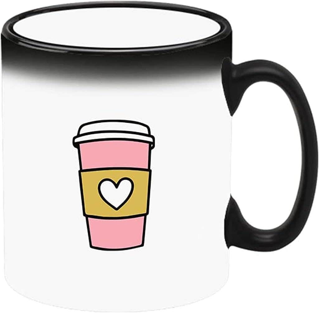 Colour Changing Heat Sensitive Magic Mug - Add Hot Tea or Coffee Coffee Mug For Home Office Gift Kids Men Women
