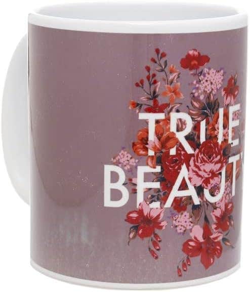 Al Adham Printed Ceramic Mug - Modern Design, Hand Wash Only