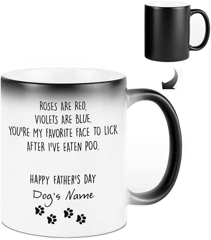 Custom Photo Magic Mug, Color Changing Pet Lovers Gift