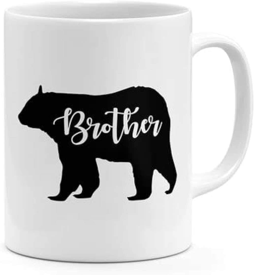 RYN Animal Theme Ceramic Coffee Mug - White, 11oz