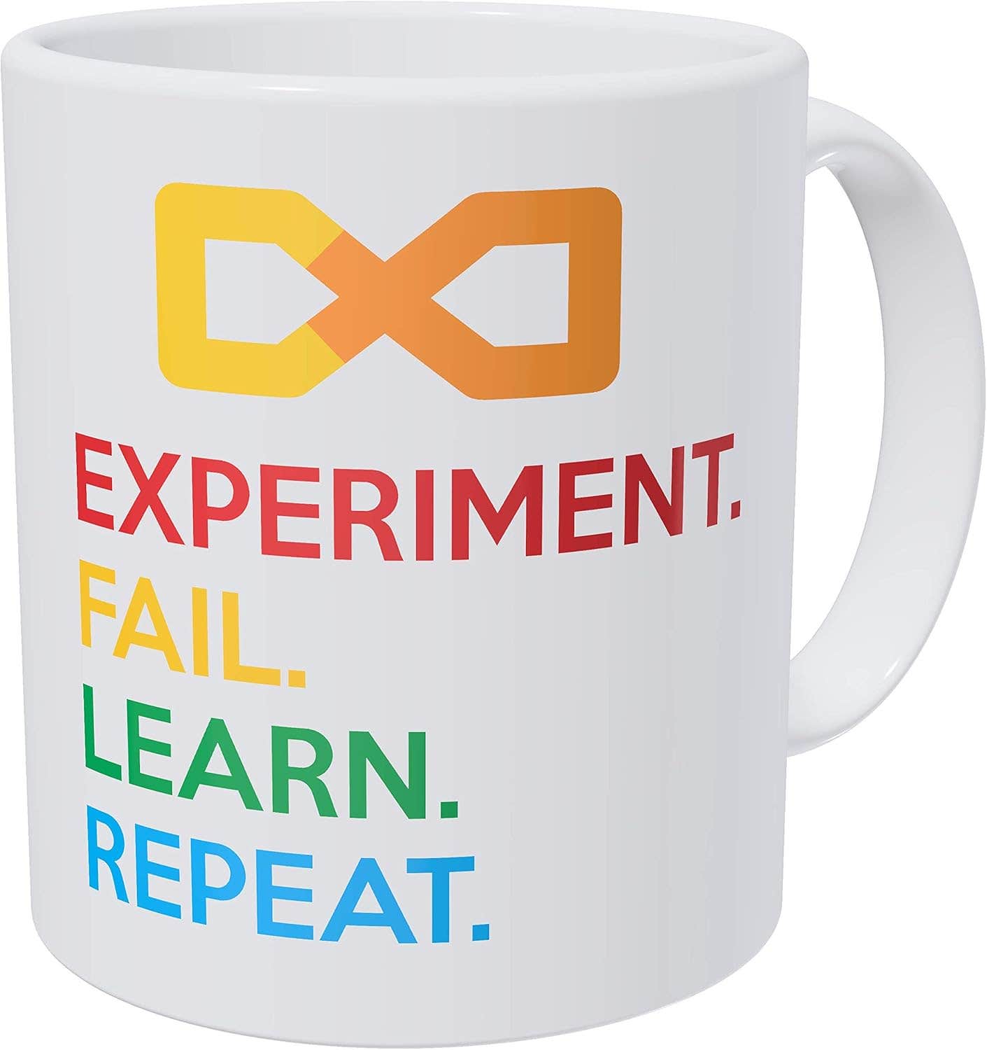 Motivational Science Experiment Funny Coffee Mug - White Ceramic 11oz