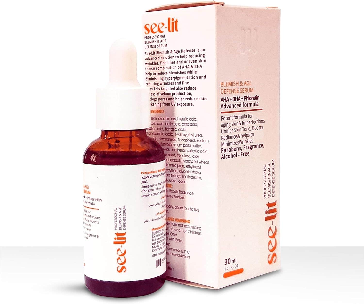 SEE-LIT Blemish & Age Defense Serum | Professional-Grade Formula