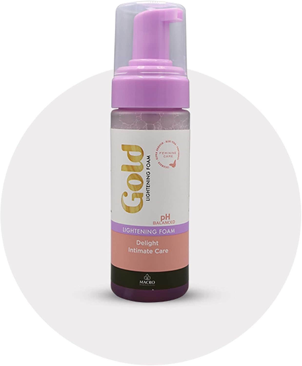 Macro Gold Lightening Foam Intimate Care Cream 150ml -