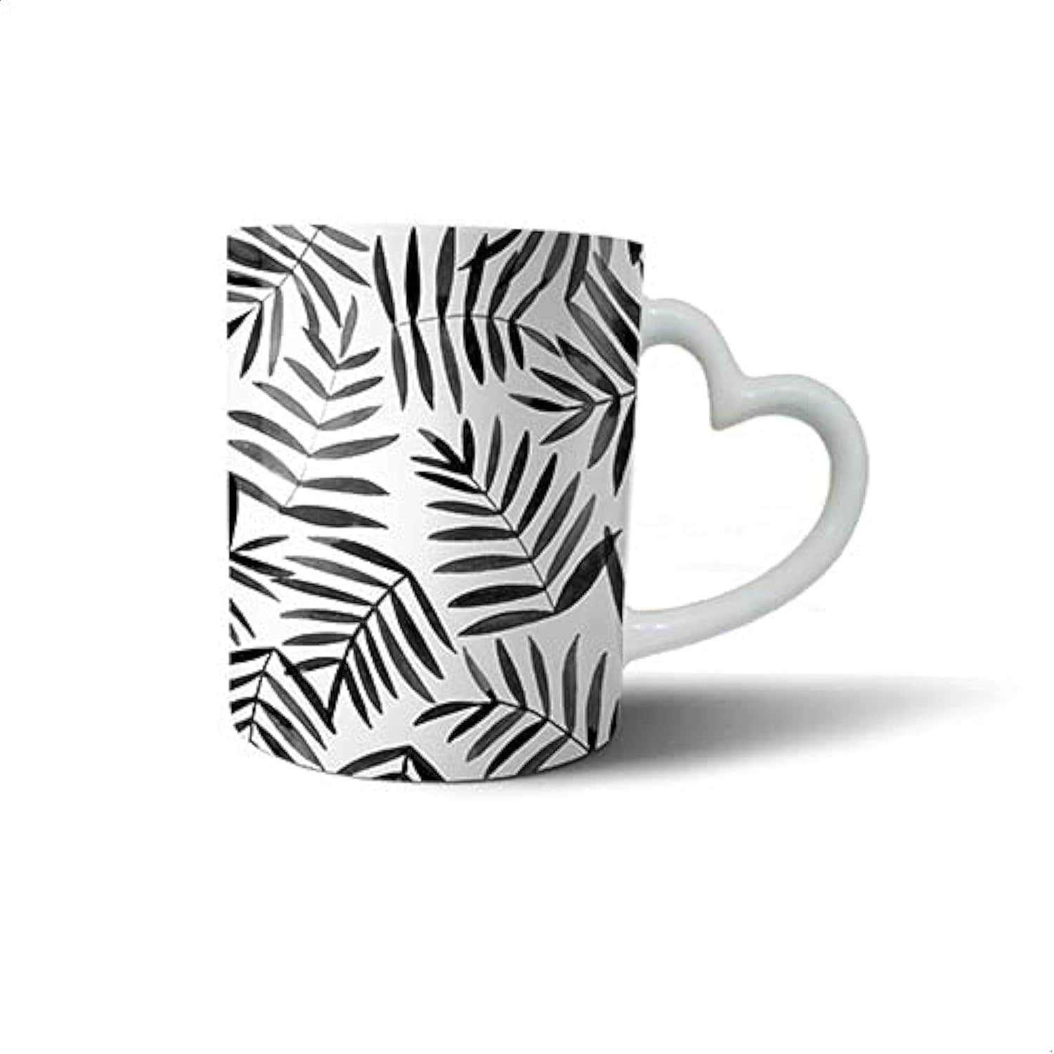 Bit Hosny Ceramic Heart Hand Mug - Multi Color - Dishwasher Safe