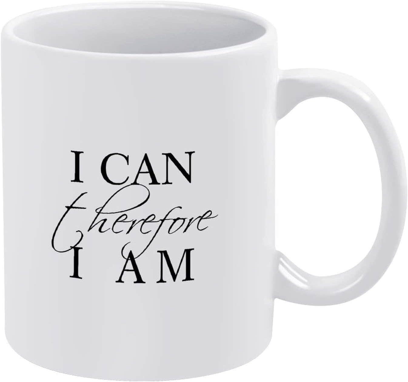 Tiukiu Funny Novelty Ceramic Coffee Mug - 15 oz, White, Microwave Safe