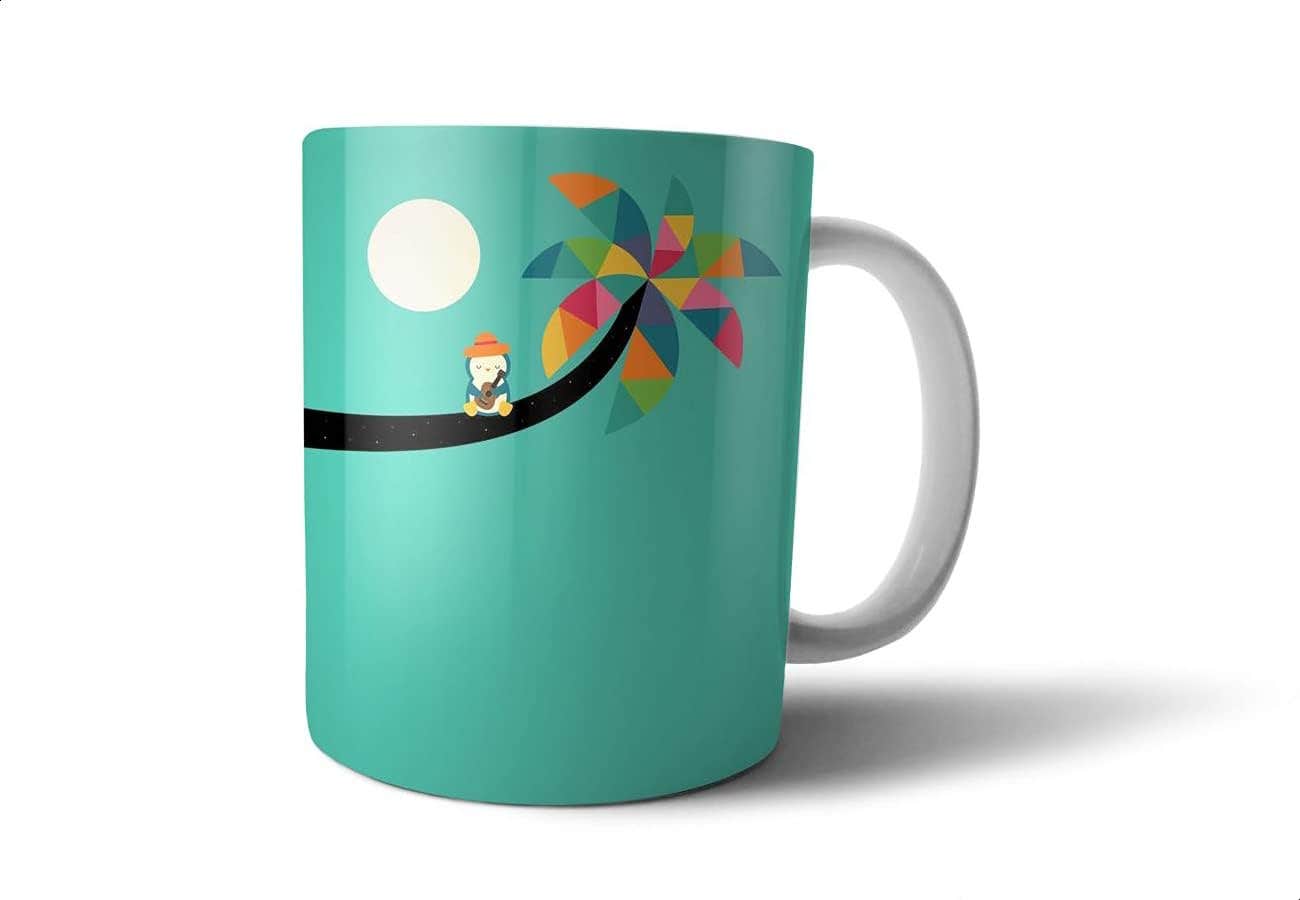 Fast-Print Ceramic Coffee Mug - Multi Color - Dishwasher & Microwave Safe