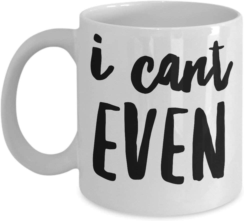 Generic White Ceramic Coffee Mug with C-Handle - 11oz Capacity