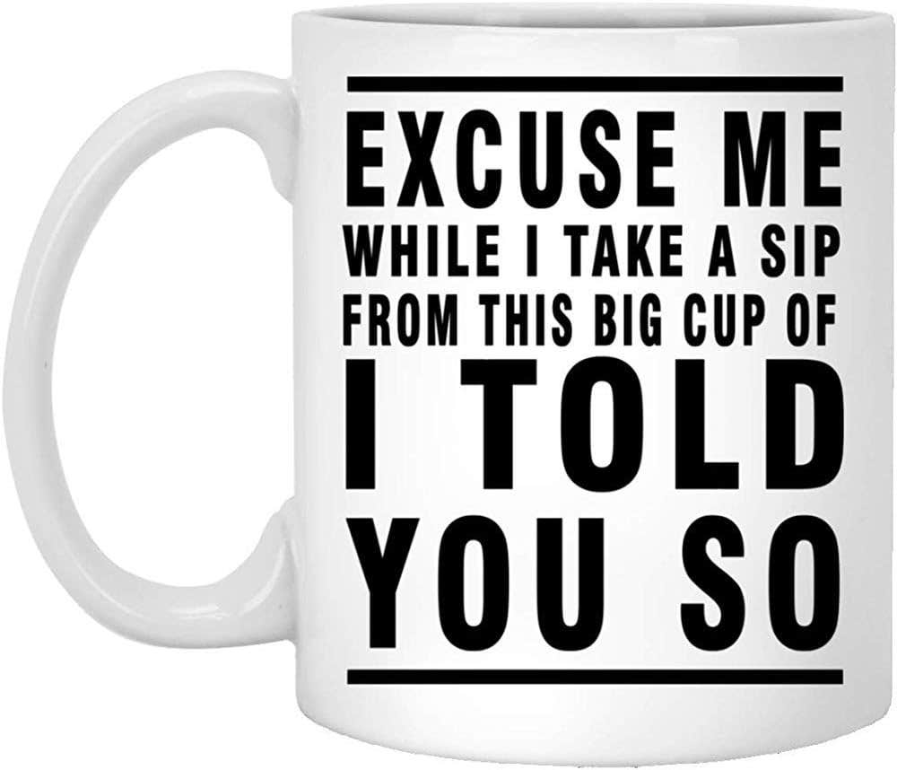 Funny Emoji Ceramic Coffee Mug | 11oz, Microwave Safe, Birthday Gift,