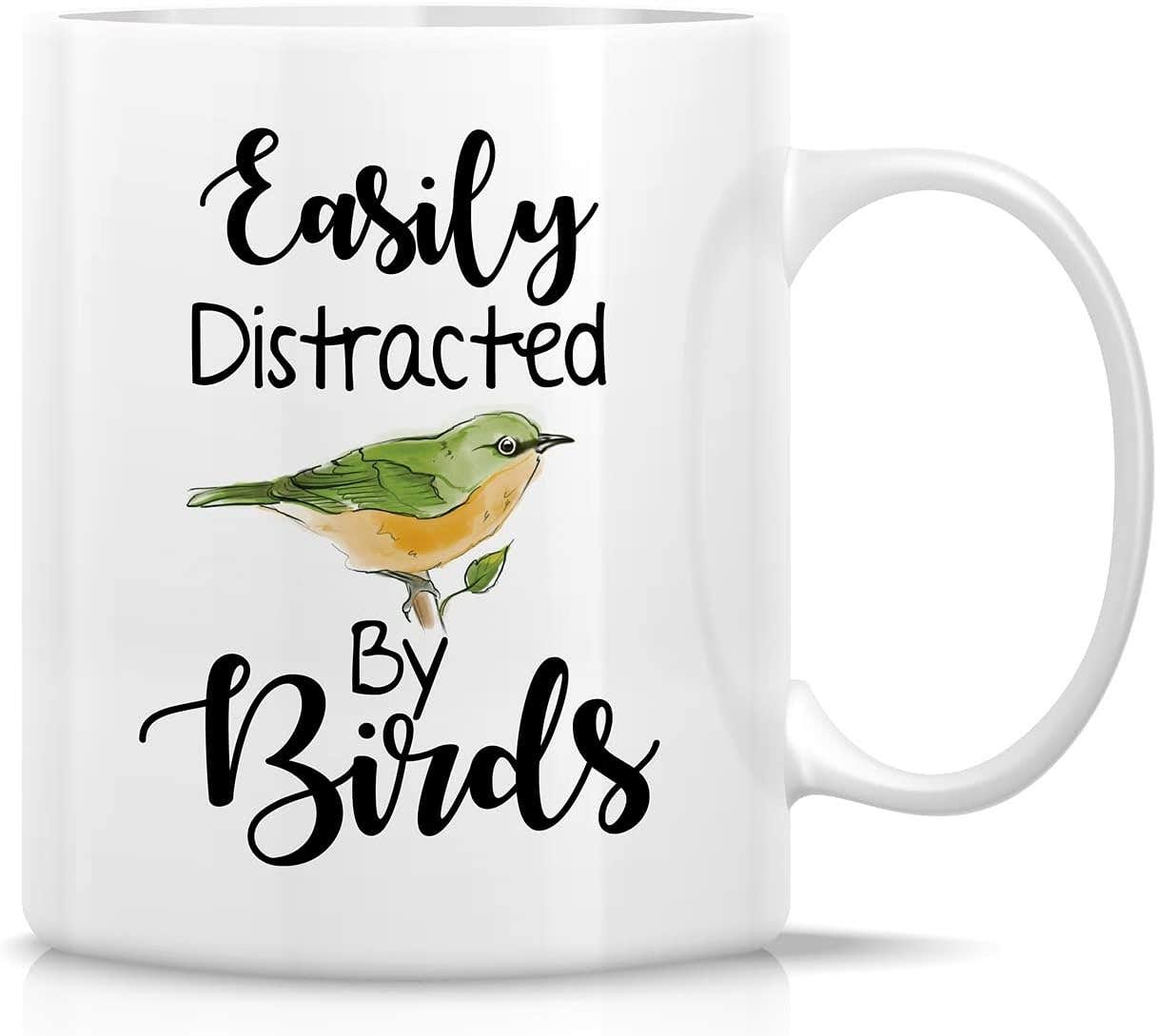 Retreez Funny Bird Lover Ceramic Coffee Mug - 11 Oz White - Sarcastic Gift