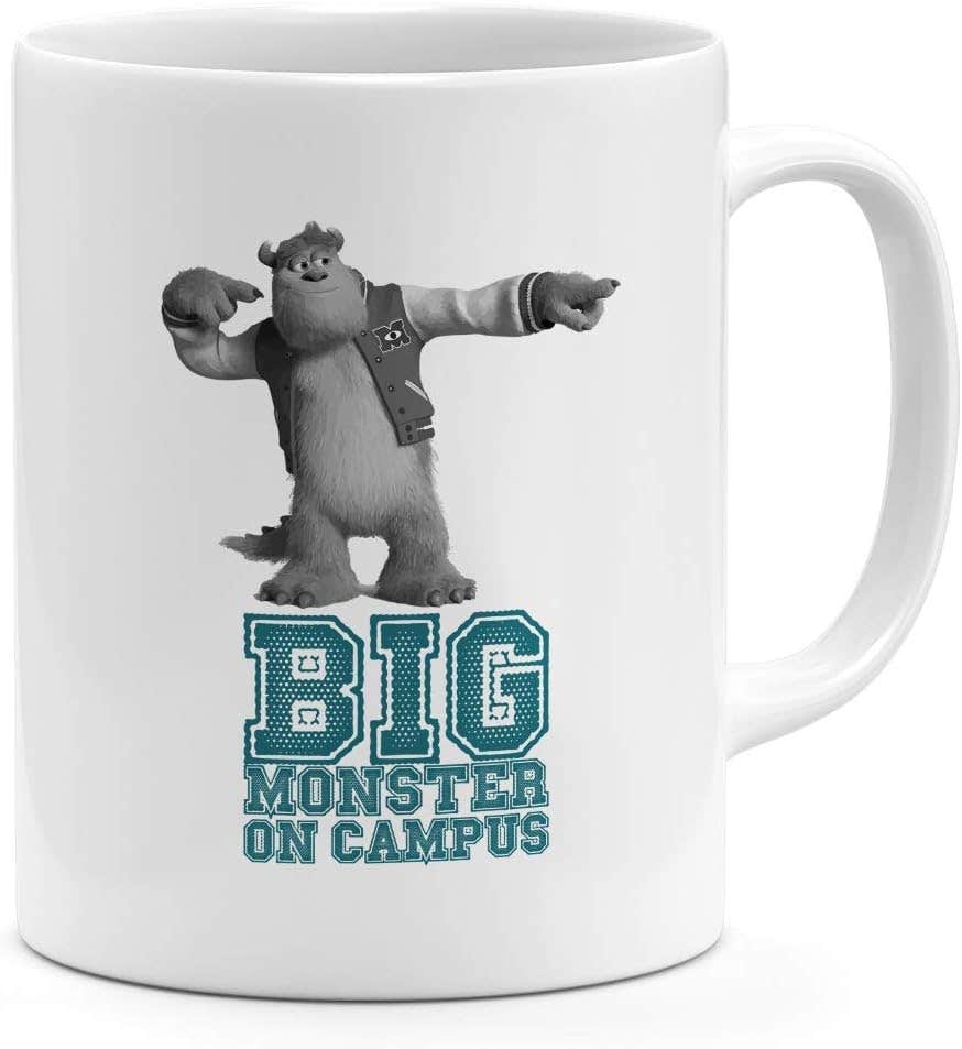 Loud Universe Sully Monster Inc Ceramic Coffee Mug - White, 11oz - Microwave Safe