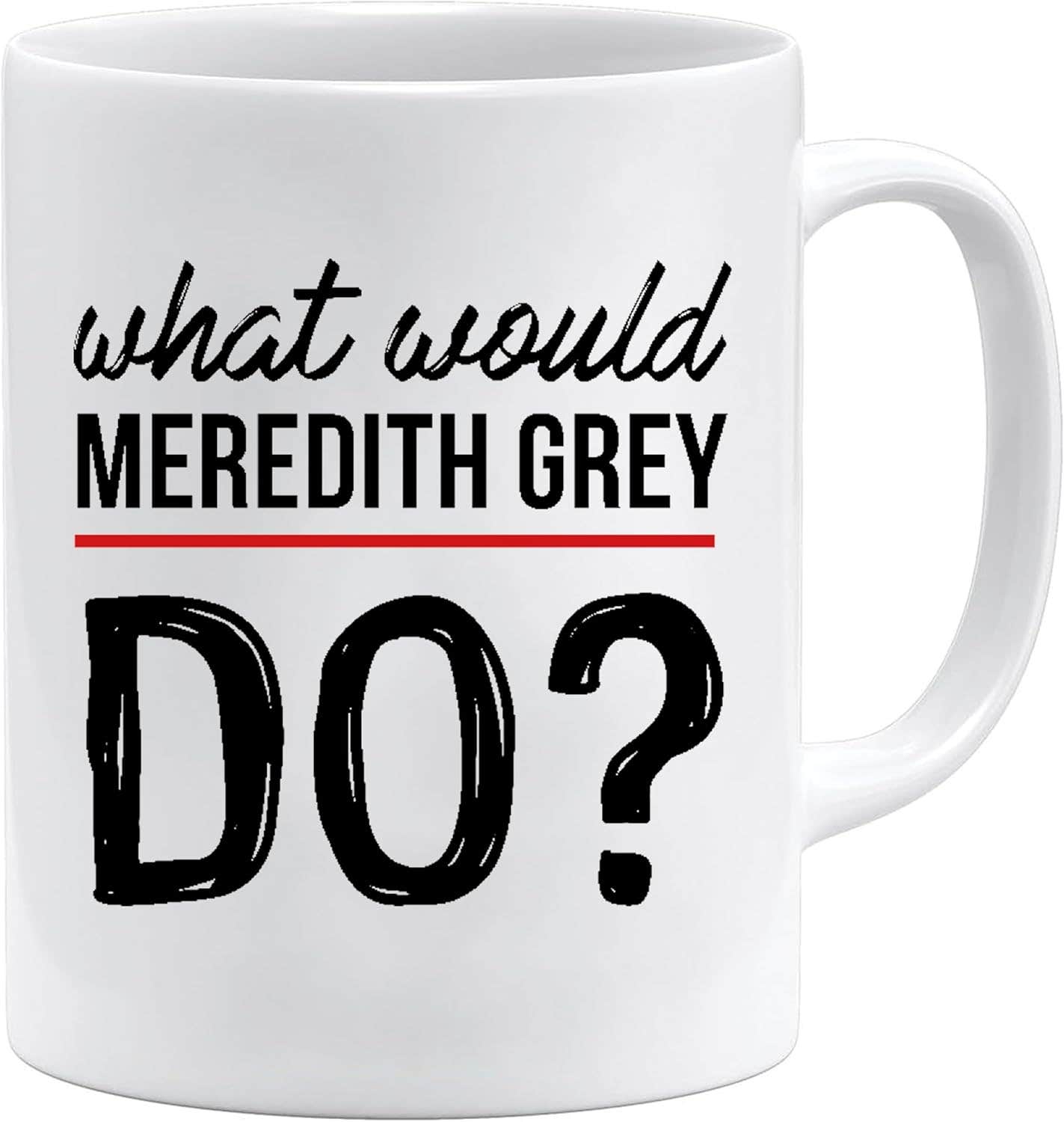 Al Adham Ceramic Grey's Anatomy Quote Mug - 250ml White Cup