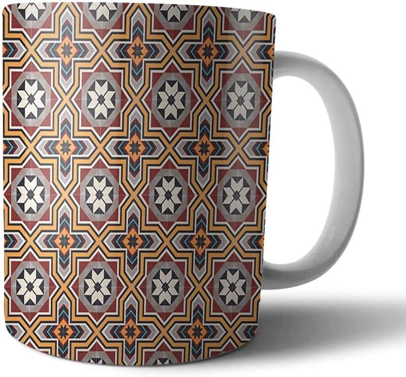 Mean Muggin Ceramic Printed Mug - 350ml - Multicolor