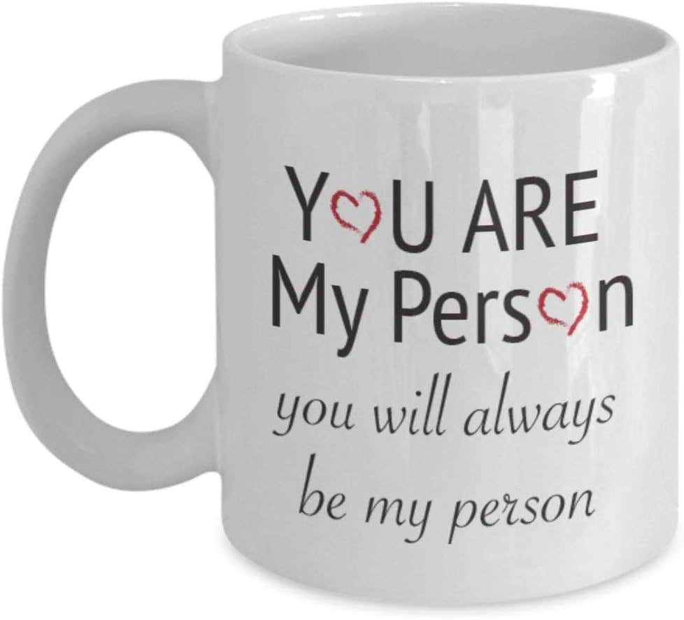 Al Adham Friendship Ceramic Mug - White, Microwave Safe - Gift for Friend, Lover, Mother, Father